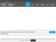 Tablet Screenshot of life-car.pl